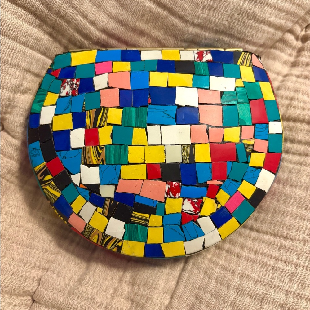 RAMLA Rainbow Mosaic Bag - NEW - Picture 3 of 7